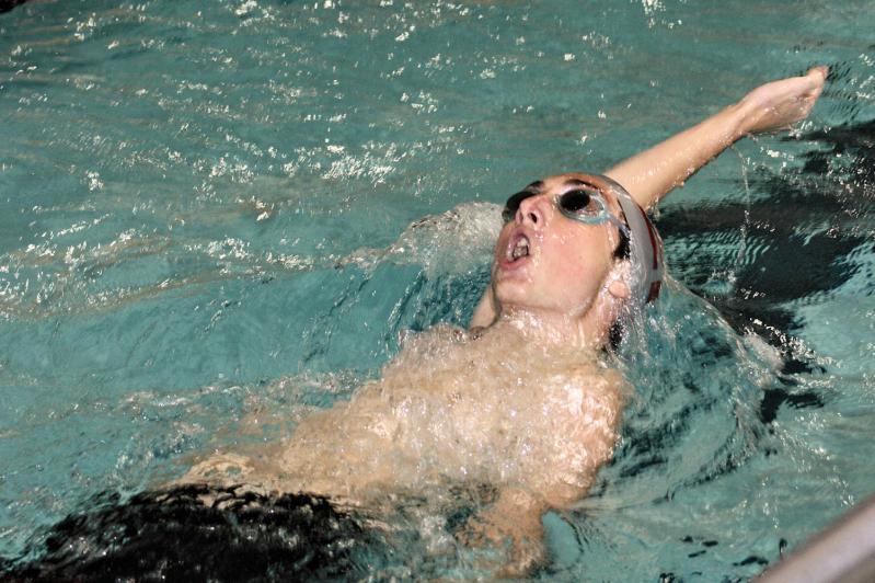 Aidan McCormac was named East Hampton’s top swimmer at the county meet on Saturday.