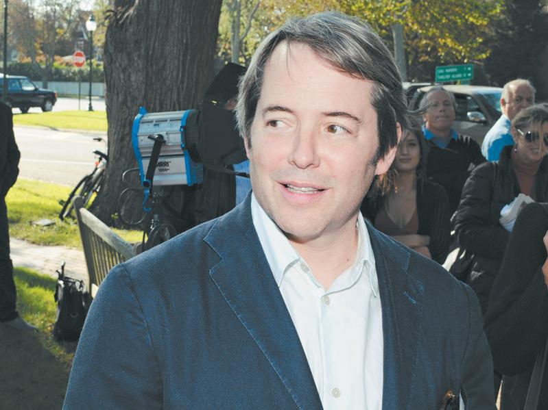 Matthew Broderick, captured the last time he visited the film festival in 2011, is back with a new film, “To Dust,” in which he stars with Geza Rohrig.