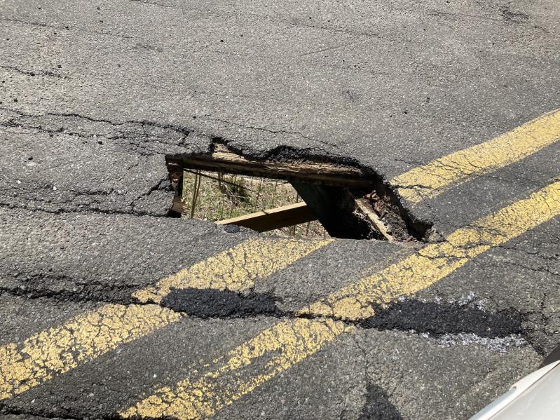 Cranberry Hole Road bridge closed