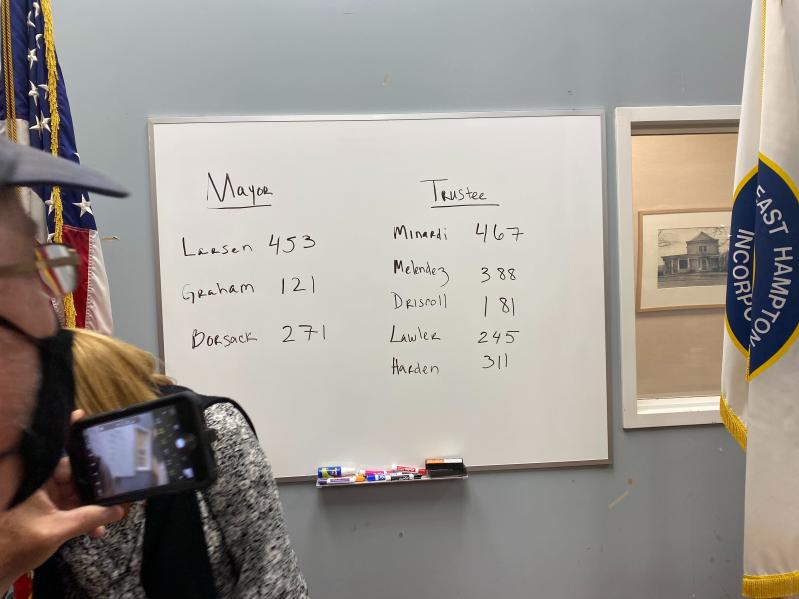 Village vote count